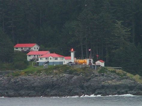 Pacific Coast Of Canada British Columbia Pine Island Lighthouse
