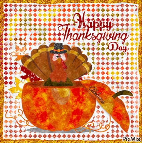 Turkey In Pumpkin Happy Thanksgiving Day Pictures Photos And Images