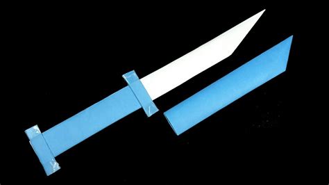 Easy Origami Sword How To Make A Paper Swordpaper Swordorigami