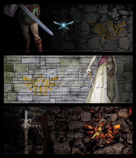 The Legend Of Zelda Banners By Mikamidesigns On Deviantart