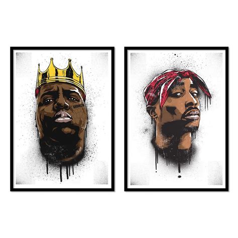 Tupac And Biggie Art