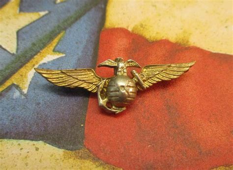 Army Lapel Pins Black Eagle Double Pin Back 6 Wwii Us Figurines