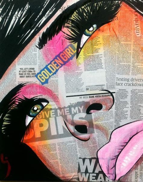 Pin By On Urban Art Art Pop Art Newspaper Art