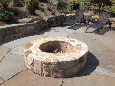 Outdoor Stone Firepit By Cording Landscape Design Cording Landscape