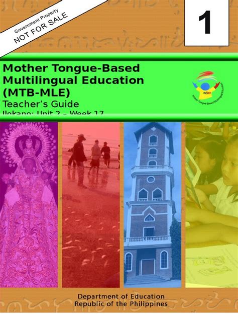 Mother Tongue Based Multilingual Education Mtb Mle Pdf Written