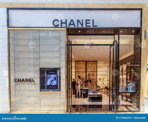 Chanel Modern Retail Storefront Editorial Stock Image Image Of