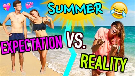 summer expectation vs reality youtube
