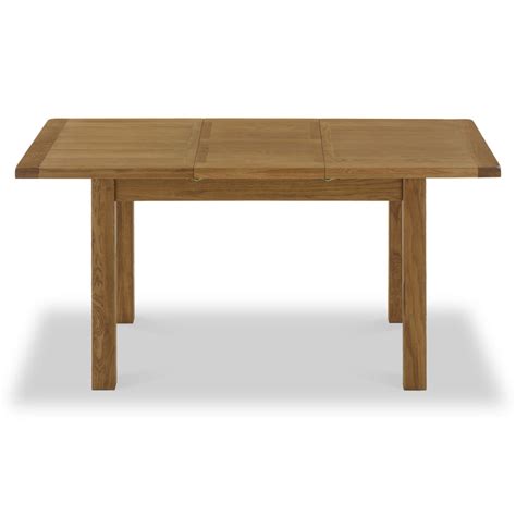 Broadway Oak Compact Extending Dining Table W120 165cm Roseland