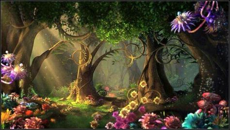 Pin By Kristy Harvey On Fairies Fairy Mural Fantasy Forest Forest Art