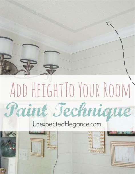 Easily Add Interest To Your Ceiling And Height To A Room With This Easy