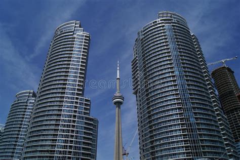 Cn Tower In Toronto Canada Editorial Stock Image Image Of Facade
