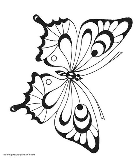 Сoloring Pages Butterflies Coloring Pages Printablecom