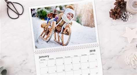 Photo Calendars 2018 Personalised Calendars Start Now Bonusprint