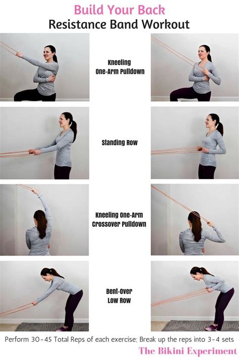 The 25 Best Resistance Band Back Exercises Ideas On Pinterest Middle