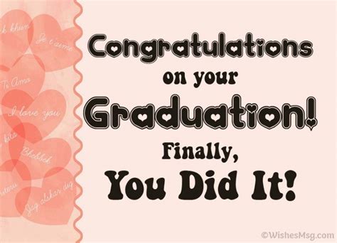 Graduation Wishes For Girlfriend Congratulations Messages