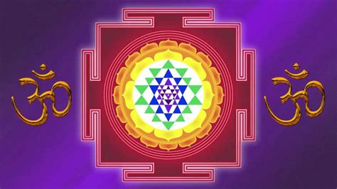 Om Meditation Hz Sri Yantra Om Mantra Chanting Meditation Youtube