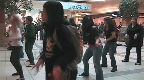 thriller flash mob at market mall youtube