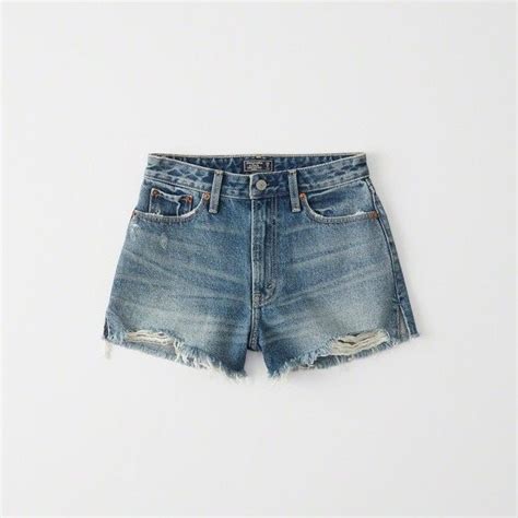Abercrombie And Fitch High Rise Girlfriend Shorts 58 Liked On Polyvore Featuring Shorts