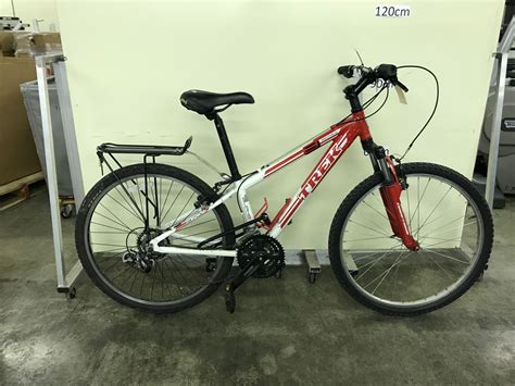 Red And White Trek 3 Series 21 Speed Front Suspension Mountain Bike