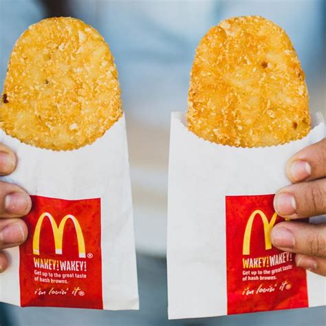 All day breakfast some items are available till 10:30 a.m meals include hash browns & small coffee or pick a different drink for an additional charge. McDonald's Hash Brown Hack Is A Breakfast Game Changer