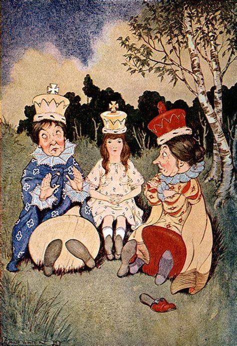 Queens Have To Be Dignified You Know Alice In Wonderland 1916
