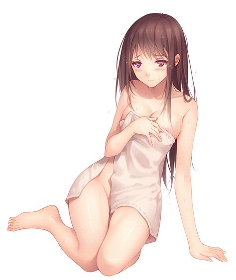 Rule 34 1girls Blush Brown Hair Covering Female Female Only Iki