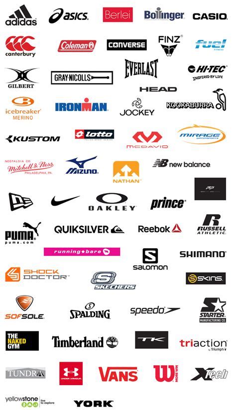 28 Sports Brand Logos And Names List Background Wallpaper Topquality