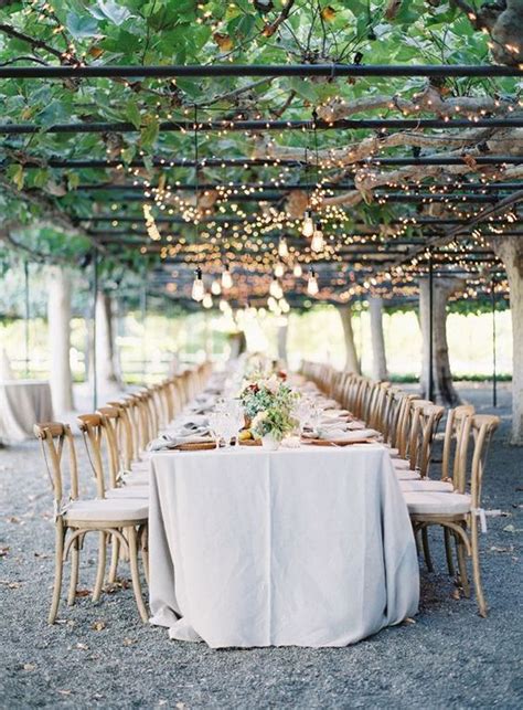 Natural Outdoor Vineyard Wedding Ideas