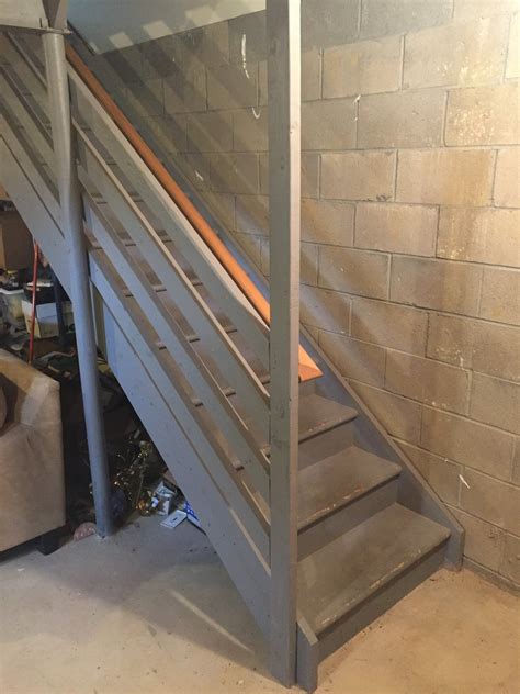 Staircase Remodel Diy Basement Stair Transformation Staircase