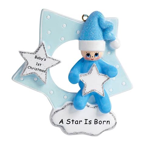 A Star Is Born Blue Ornament Winterwood Gift Christmas Shoppes