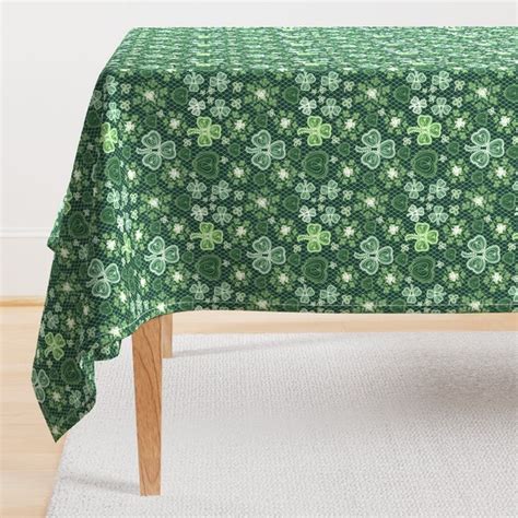 St Patrick Day Tablecloth Etsy