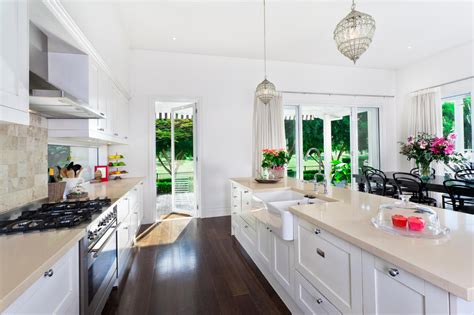 But it is important to be aware that the kitchen will lose its productivity if the opposing runs are too far apart; 22 Luxury Galley Kitchen Design Ideas (Pictures)