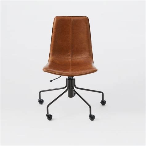Shop the leather office chairs collection on chairish, home of the best vintage and used furniture, decor and art. Slope Leather Office Chair | west elm Australia