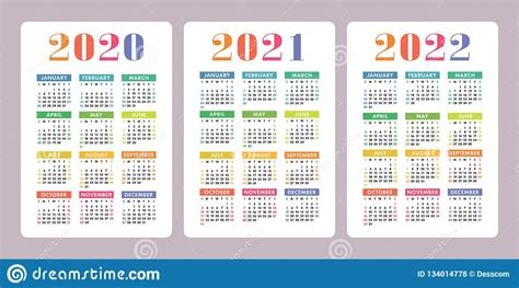 3 Year Calendar 2020 To 2022 Printable Free Letter Templates