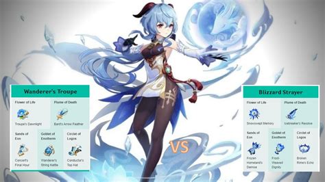 Reviews, guides, news and a complete walkthrough. Ganyu Wanderer Troupe vs Blizzard Strayer comparison Full ...