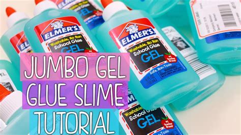 How To Make Gel Slimefloam Giant Gel Floam Jumbo Slime Diy Youtube