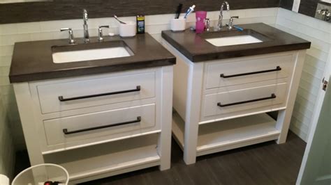 We have opened our newly remodeled showroom and it is conveniently located directly across the street from our main store at 125 kings hwy. Twin painted bathroom vanities - Transitional - New York ...