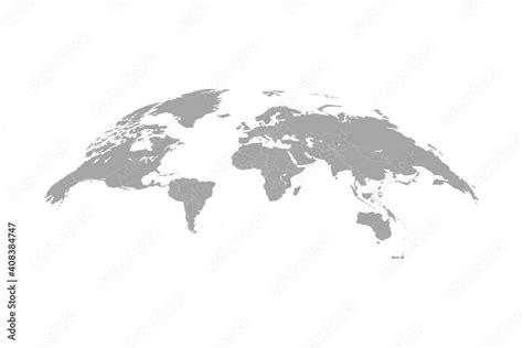 World Map 3d Globe World Map Vector Illustration Stock Vector Adobe