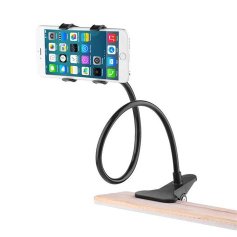 Gooseneck Clip Phone Holder Lazy Arm Desk Bed Stand Flexible Hands Free