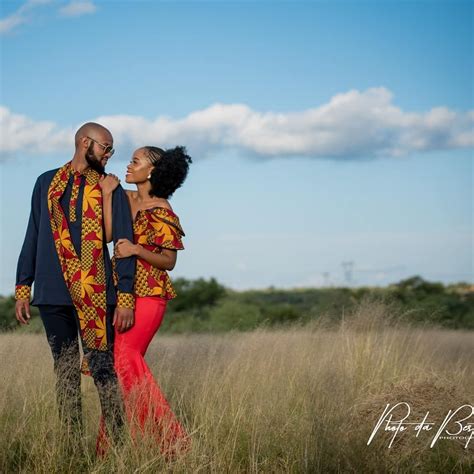 Beautiful South African Couple On Their Wedding Day Creative