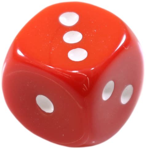 10mm Round Corner Mini Dice - Red With White Dots