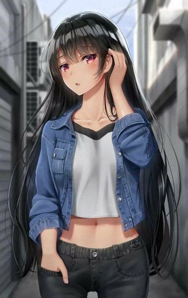 Anime Girls In Crop Tops And Shorts Seven Female Anime Characters