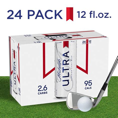 Michelob Ultra Light Beer 24 Pack Beer 12 Fl Oz Cans