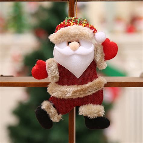 Christmas Ornaments T Santa Claus Snowman Dancing Pendant Tree Toy