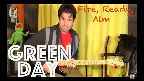 Guitar Lesson How To Play Fire Ready Aim By Green Day Youtube