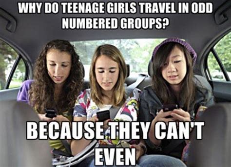 Teenage Girls Funny As Duck