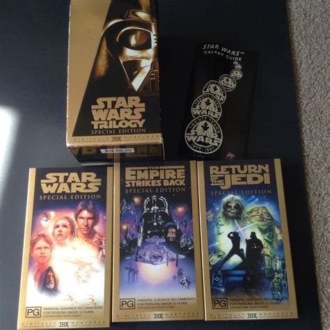 Star Wars Trilogy Special Edition 1997 Vhs Boxed Set 3 Star Wars Tesb