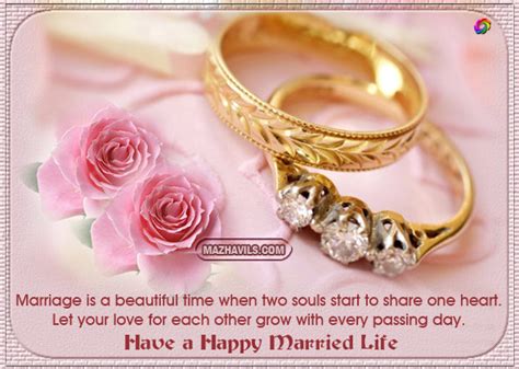 Happy married life wishes for friends. Marriage Quotes For Daughter. QuotesGram