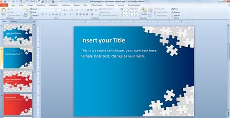 Powerpoint puzzle templates page 2 with triangles, mazes and more. Download Free Puzzle Pieces PowerPoint Template for ...