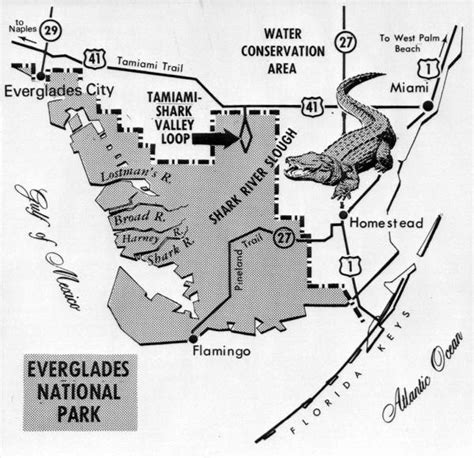 Florida Memory • Map Of The Everglades National Park